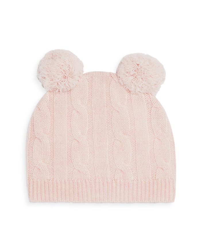 Unisex Cable Knit Cashmere Pom Pom Hat - Baby | Bloomingdale's (US)