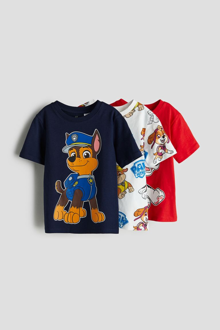 3-pack Printed T-shirts | H&M (US + CA)