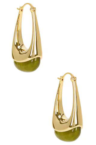 SHASHI Elysee Hoop in Gold from Revolve.com | Revolve Clothing (Global)