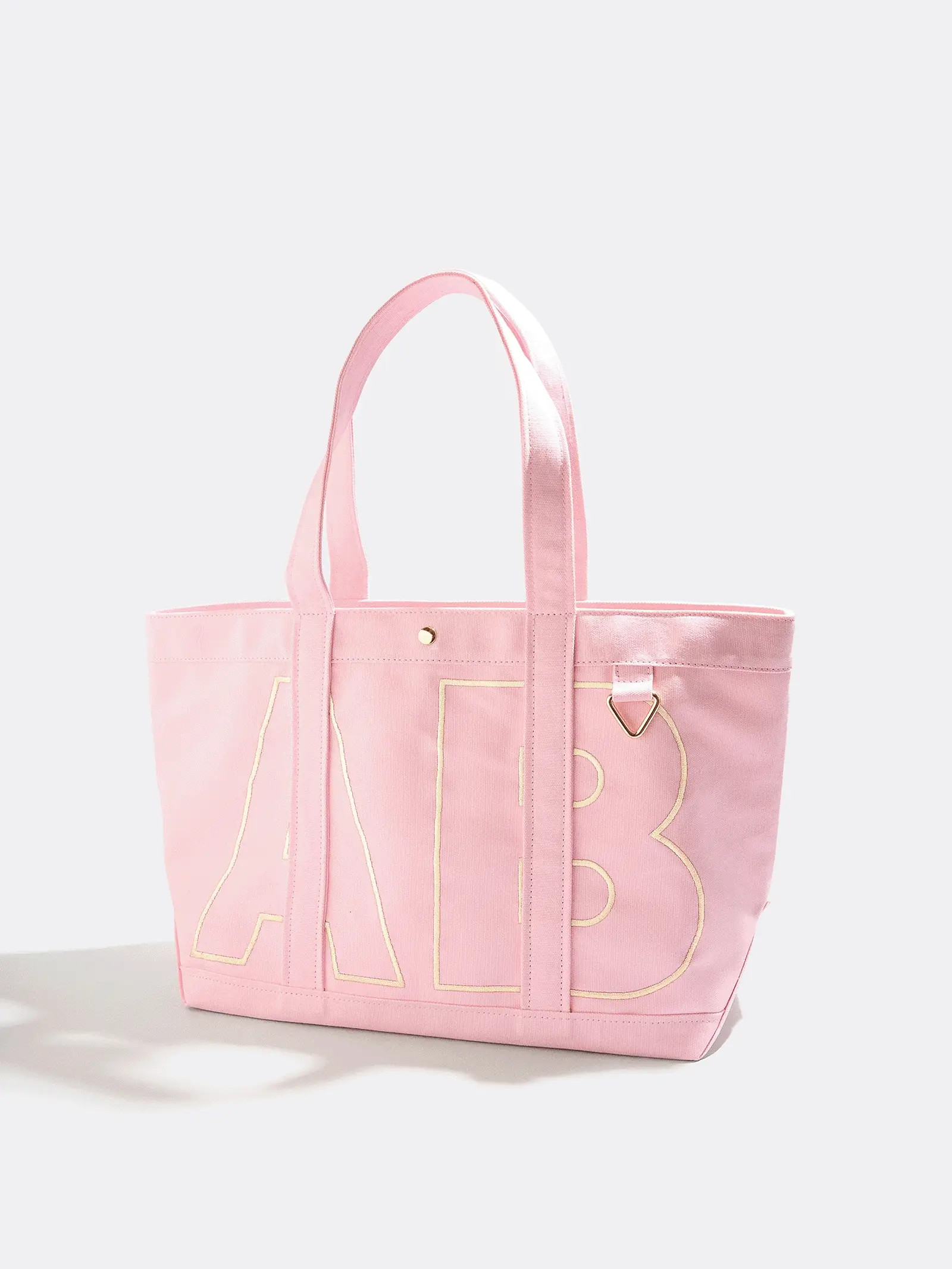 Custom Alpha Tote - Soft Pink | BaubleBar
