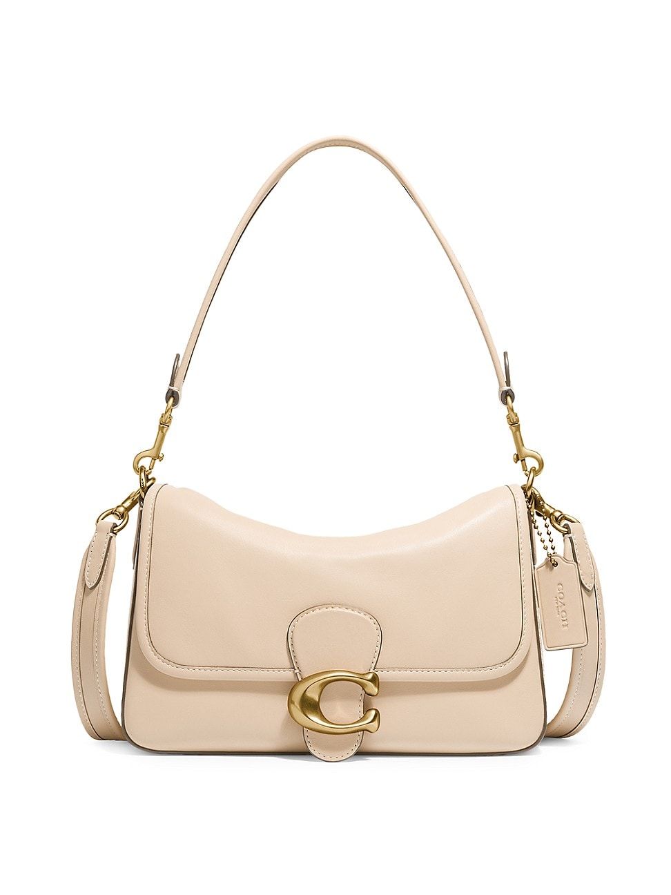 Soft Tabby Calf Leather Shoulder Bag | Saks Fifth Avenue