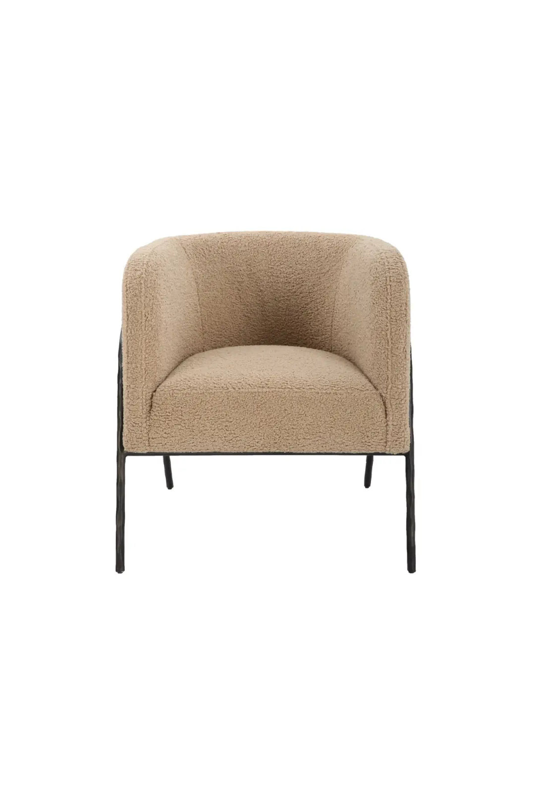 Jacobsen Accent Chair - Latte Shearling | THELIFESTYLEDCO