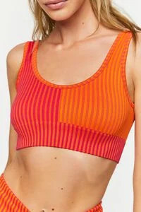 Seamless Striped Sports Bra | Forever 21 (US)
