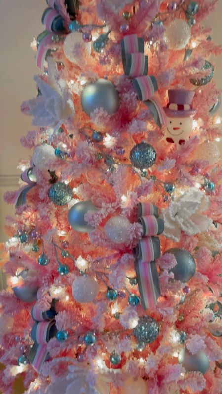 Pink Christmas tree, tree ribbon, holiday decor christmas decor qvc Christmas king of Christmas tree garland 

#LTKSeasonal #LTKsalealert #LTKHoliday