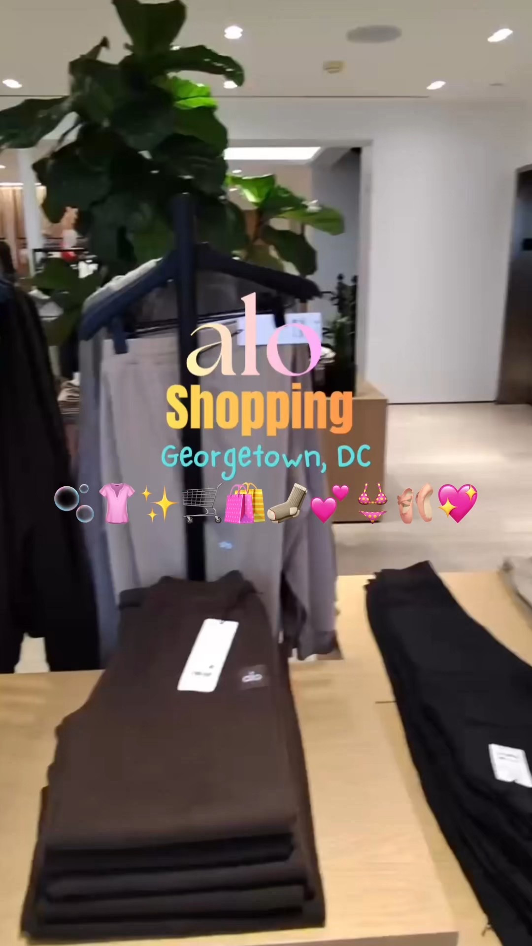 Come shop with me at Alo for Candy Heart Pink collection & pick up some new socks 🧦 #alo #shoppingvlog #shopwithme #georgetown 

#LTKActive #LTKOver40 #LTKvlog
