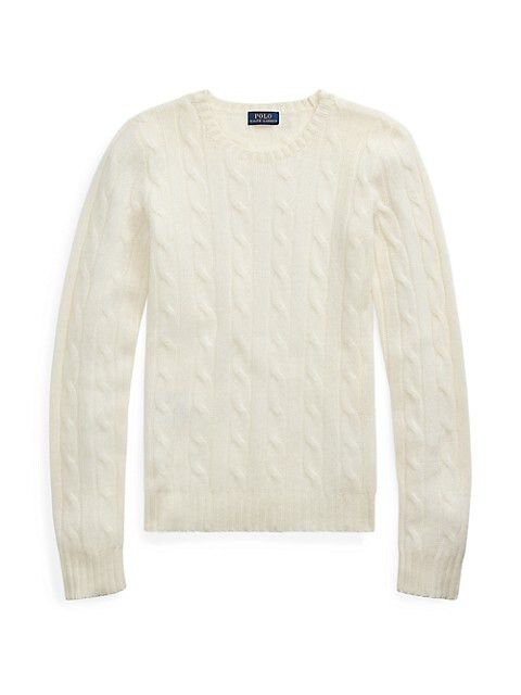 Julianna Cashmere Cable-Knit Sweater | Saks Fifth Avenue