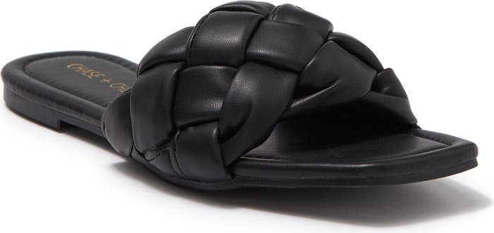 Chase & Chloe Weaver Braided Strap Slide Sandal | Nordstromrack | Nordstrom Rack