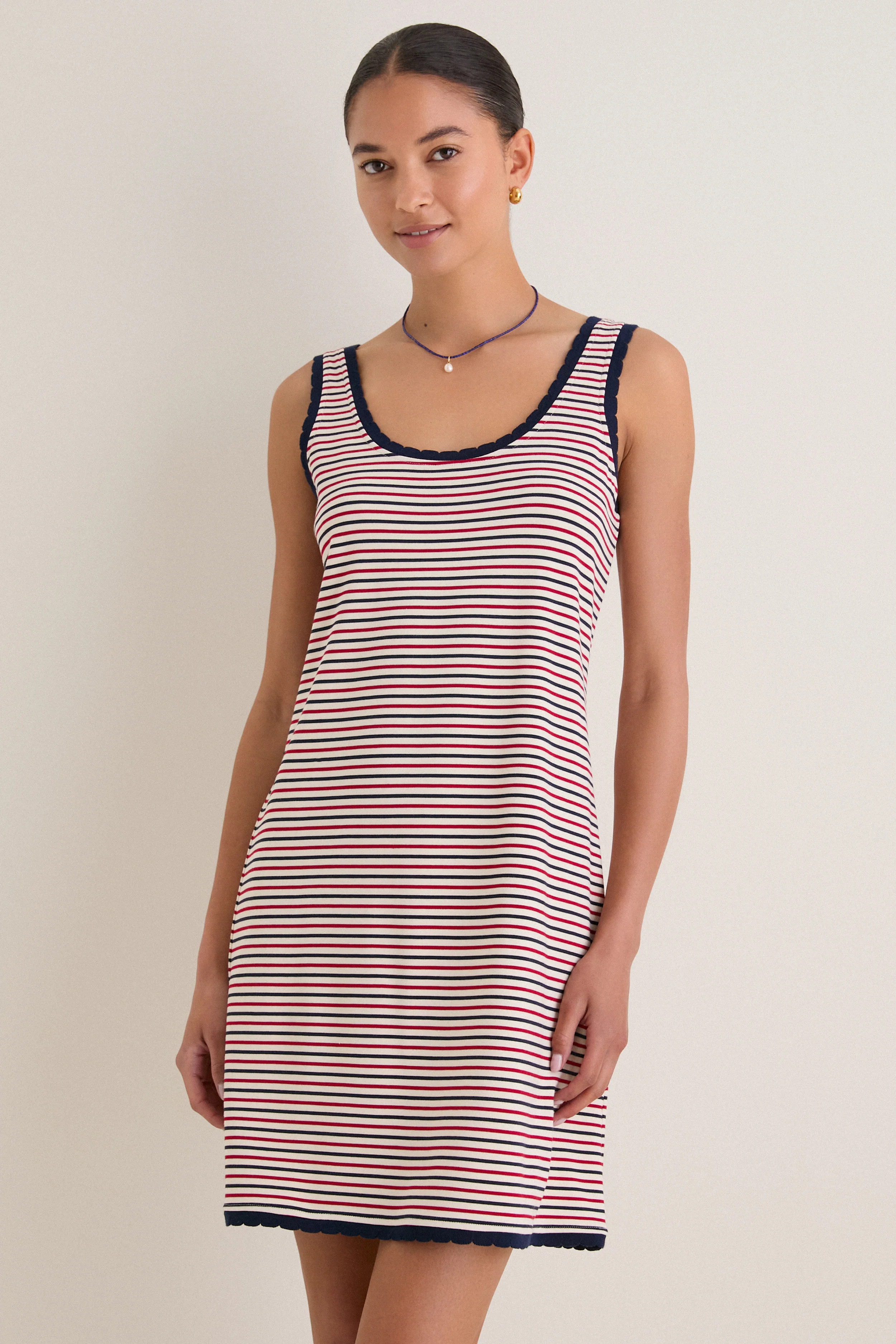 Fairgrounds Stripe Knit Lowe Mini Dress | Tuckernuck (US)