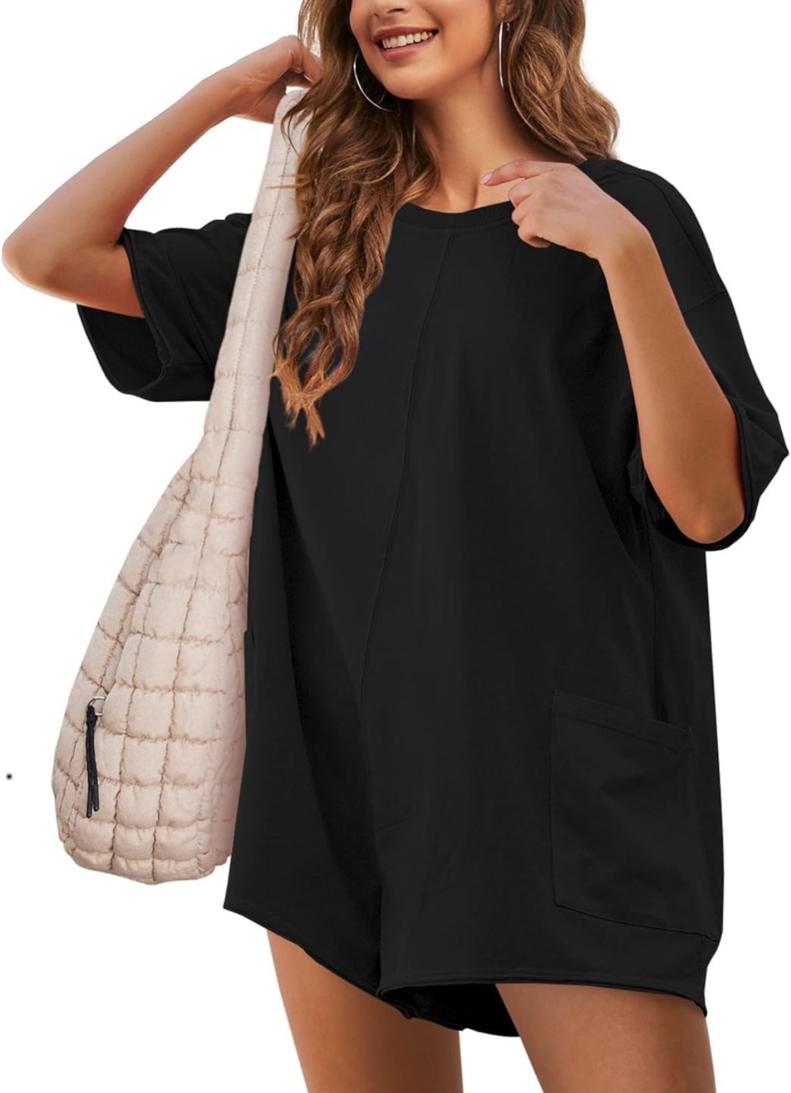 Rompers for Women Casual Short Sleeve Oversized Athletic Workout Reversible Hot Shot Tee Romper Deep Pockets

Casual wear, ootd, outfit of the day

#LTKgrwm #LTKSpringSale #LTKootd