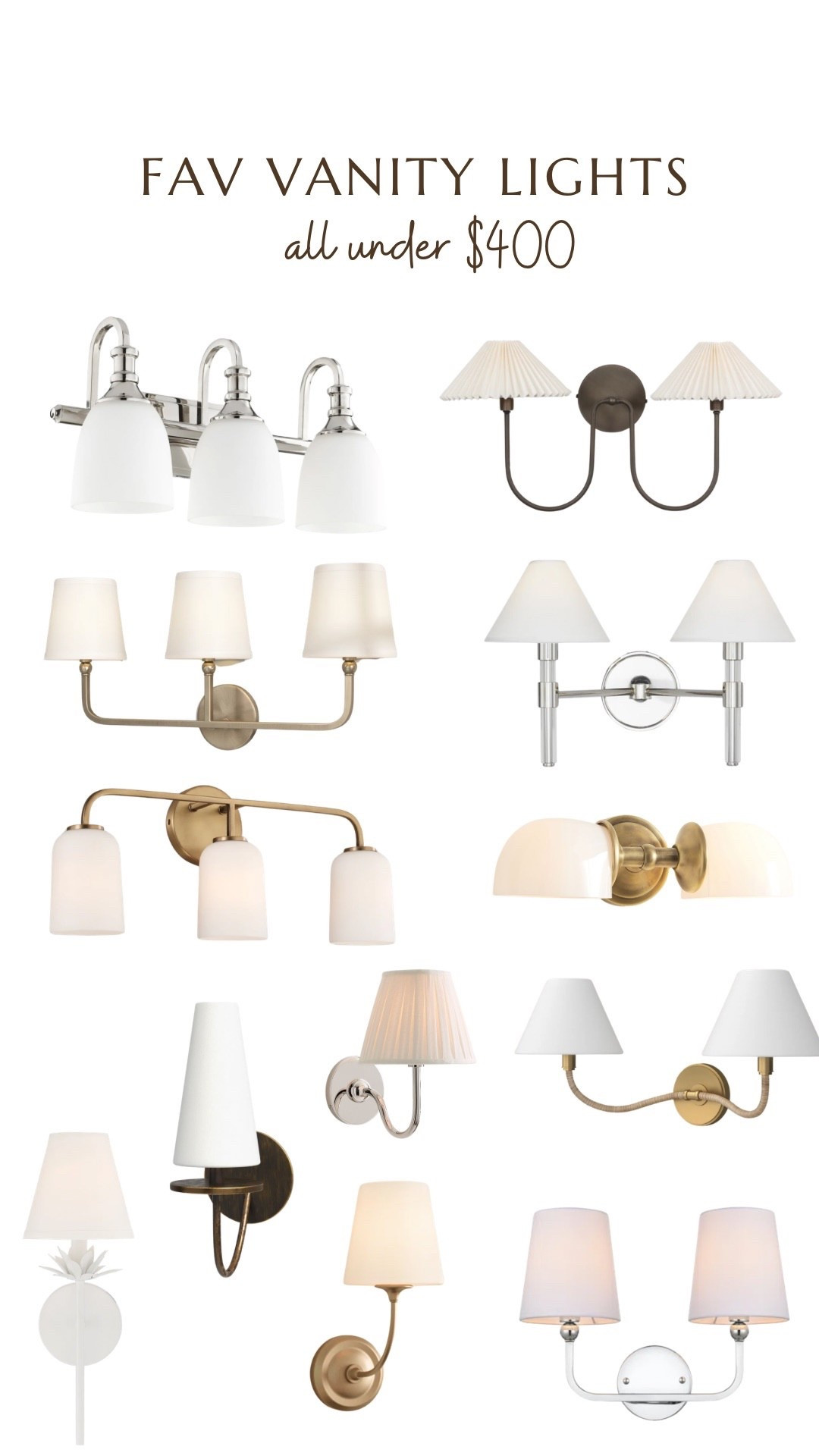Vanity lights 

#LTKHome