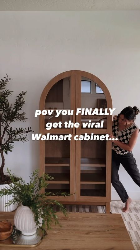This Walmart cabinet is a steal! What color do you like better? Boujee on a budget!

#LTKsalealert #LTKhome #LTKVideo