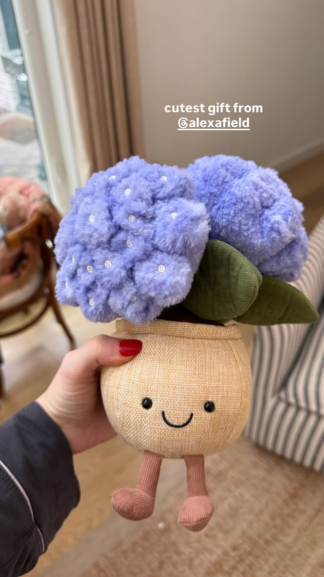 The cutest new spring hydrangea Jellycat 🤍 

 #LTKSeasonal