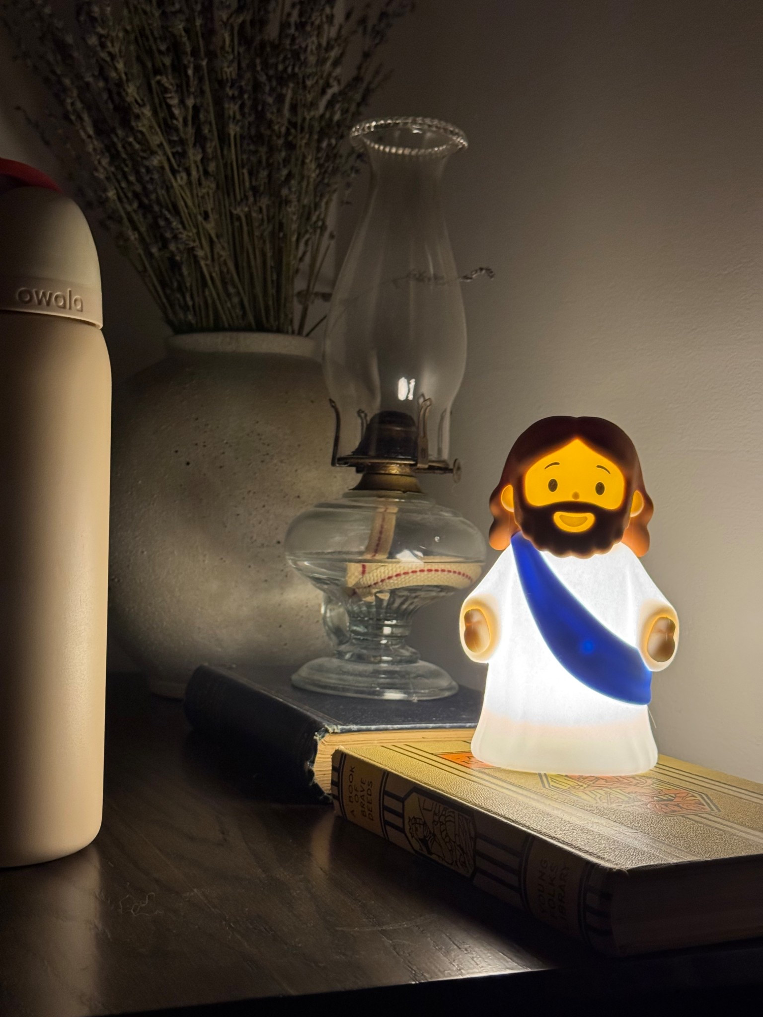 Jesus night light (aka my boys’ favorite little nighttime friend 🥹) 

#LTKHome #LTKmomlife #LTKKids