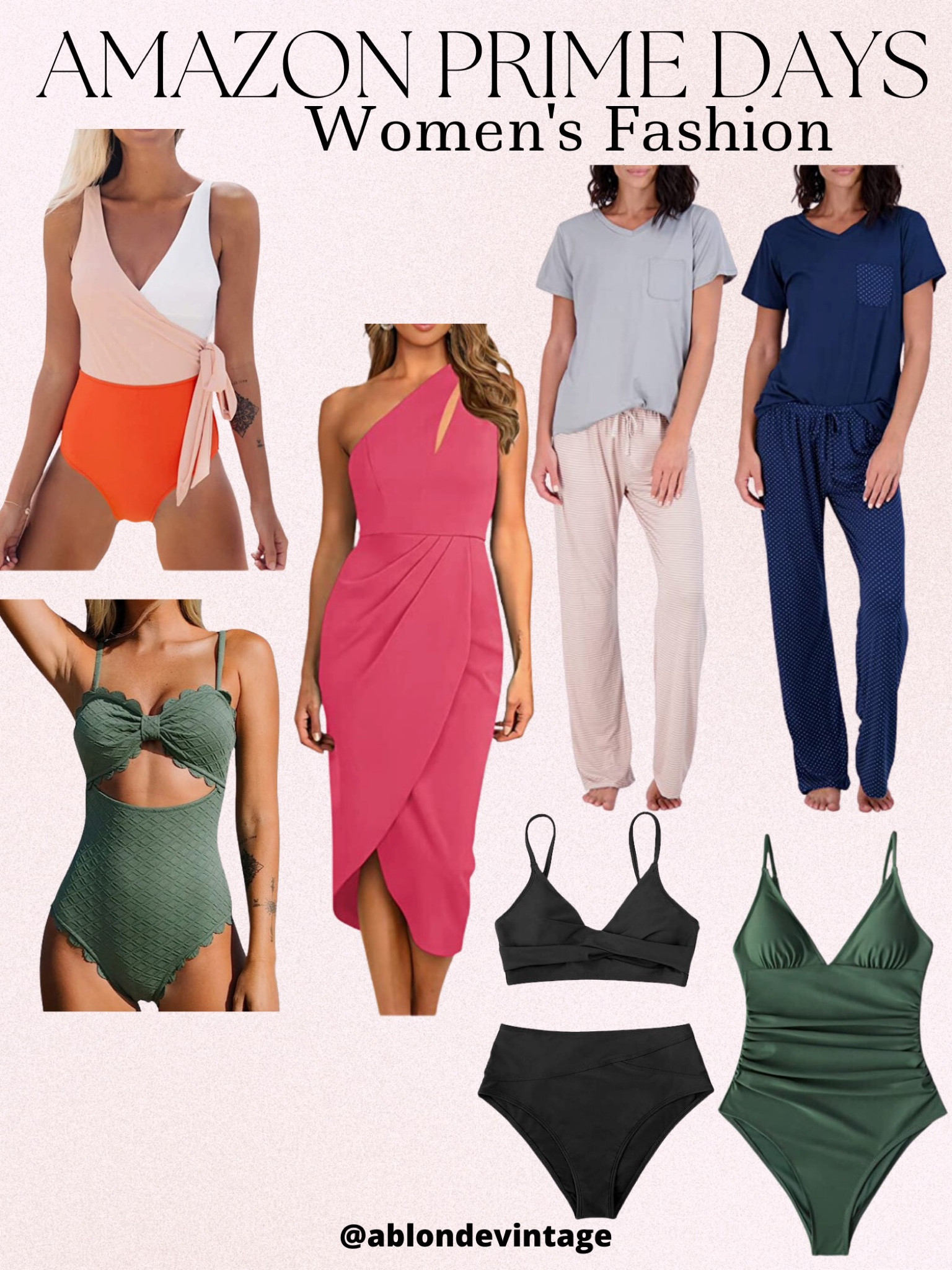 Amazon prime Day fines for women’s clothing! Including women’s swimwear, women’s pajamas, and a women’s dress.

#LTKxPrimeDay #LTKstyletip #LTKunder100