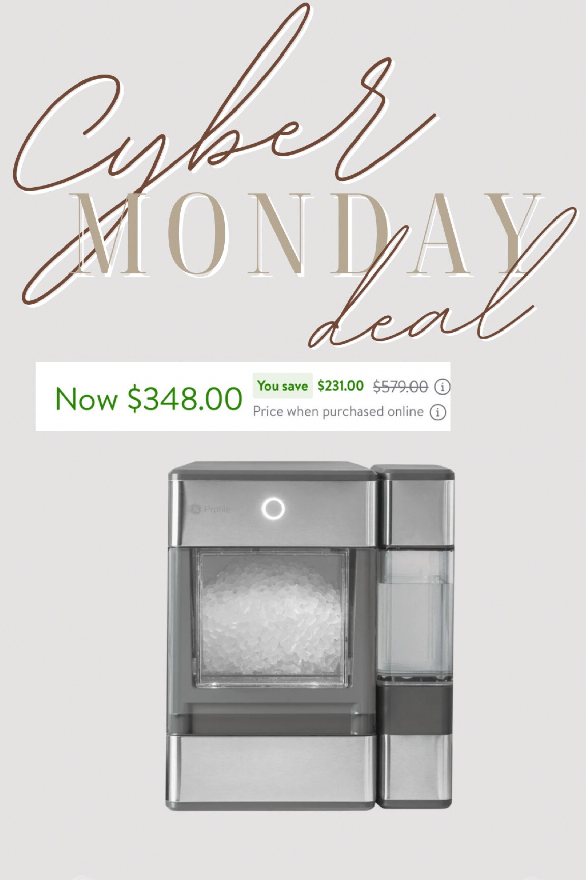Cyber Monday nugget ice maker. The lowest I’ve ever see!!

#LTKCyberWeek #LTKHoliday #LTKGiftGuide