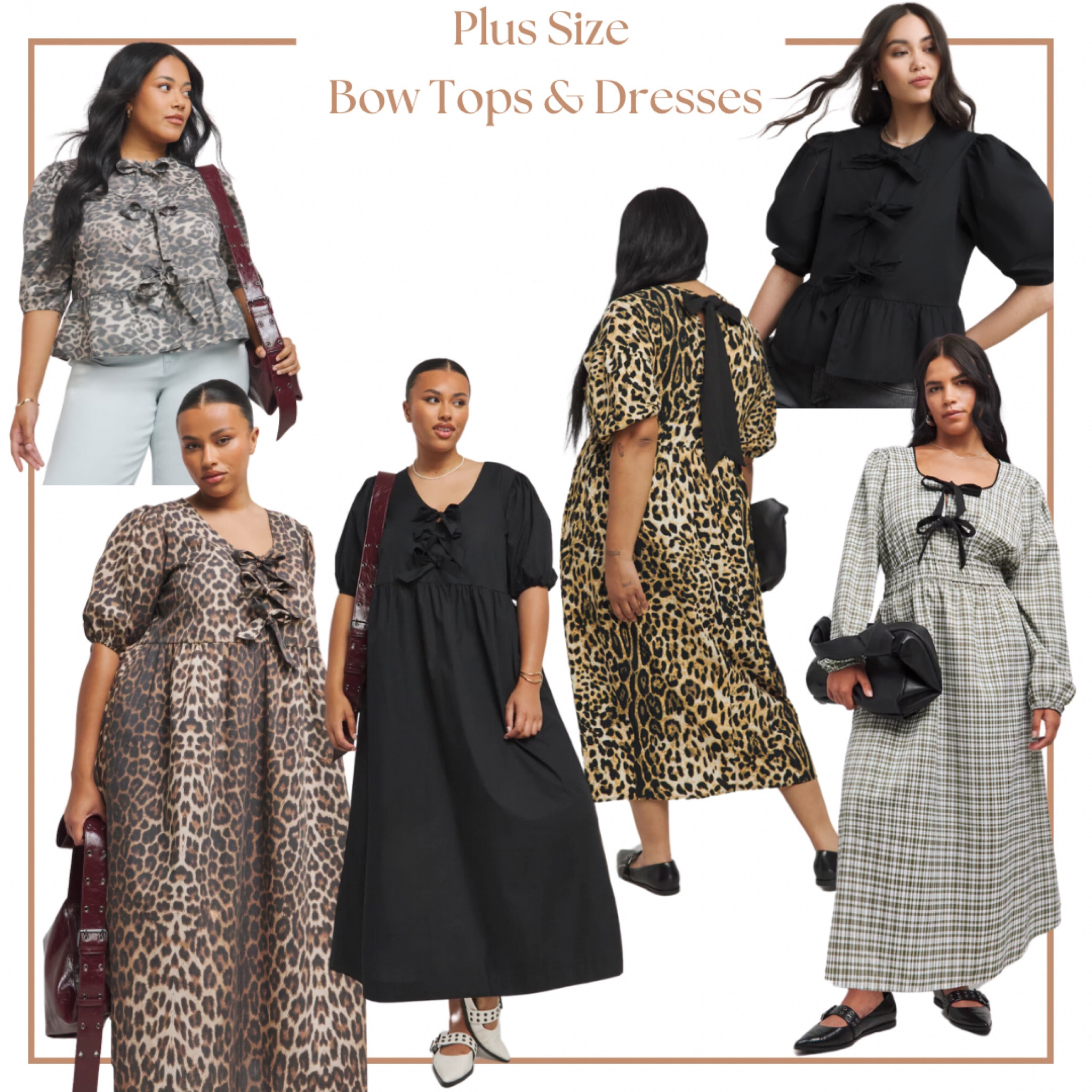 The best plus size bow tops and dresses 

#LTKuk #LTKplussize #LTKautumn