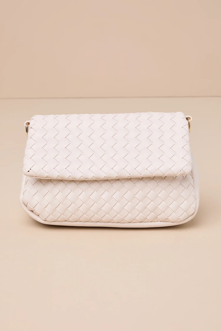 Coordinated Cutie Ivory Woven Crossbody Bag | Lulus