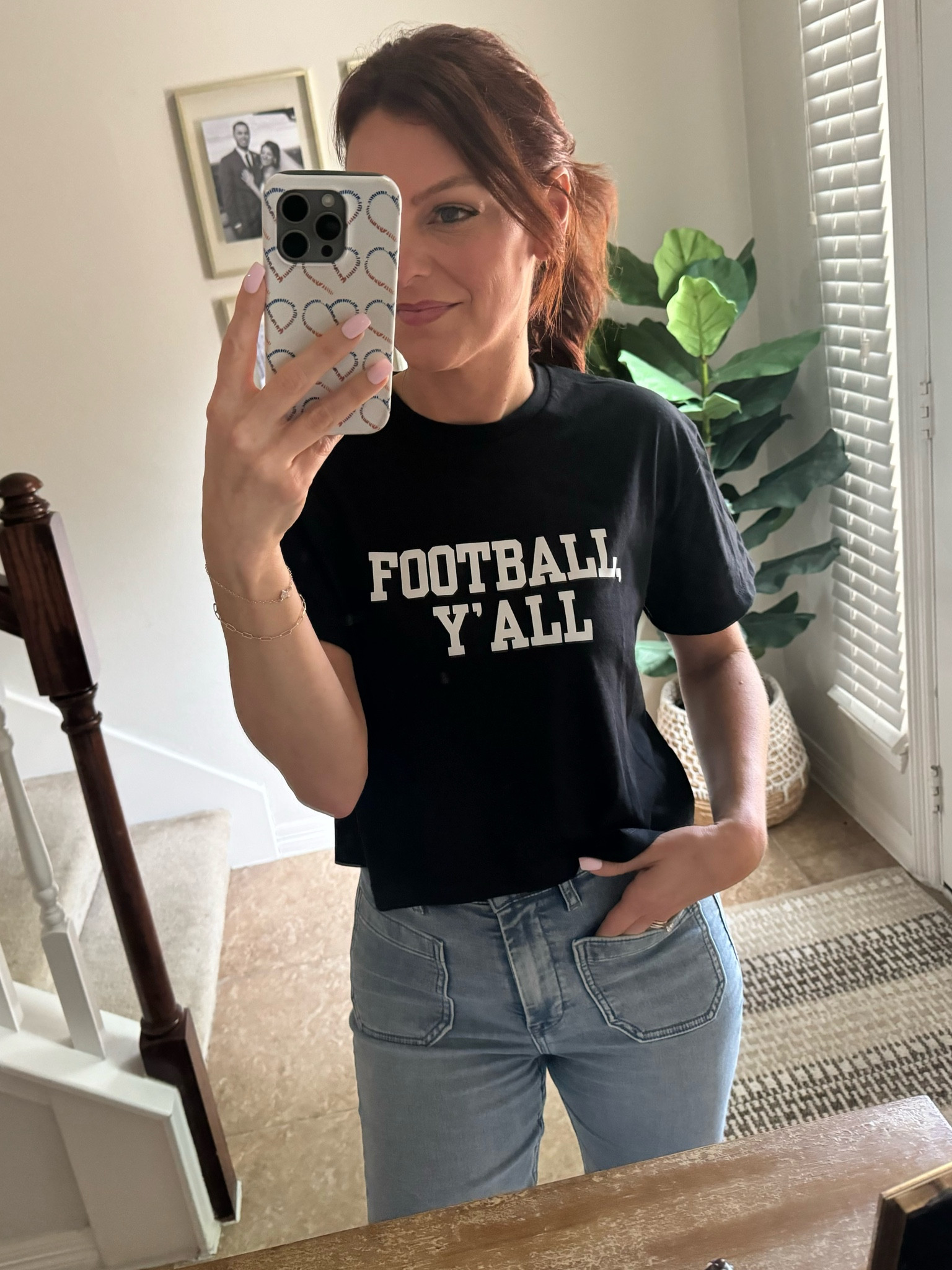 Doesn’t matter who is playing! Football, y’all crop tee, wearing medium. Use LABORDAY for discount 9/2. 

#LTKSaleAlert #LTKFamily #LTKFindsUnder50