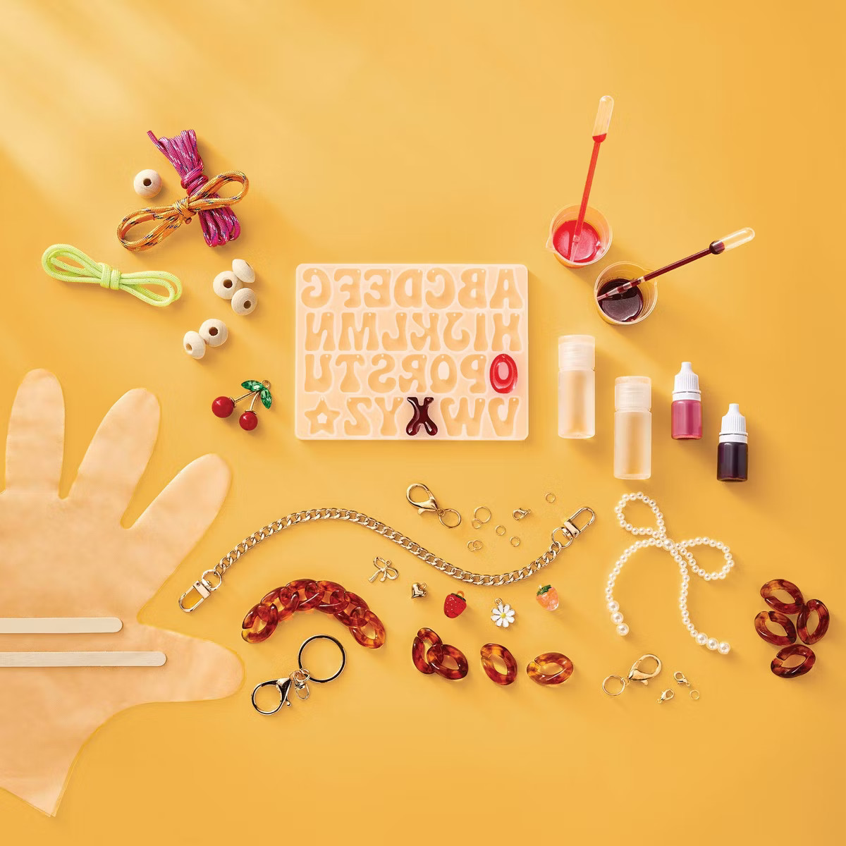 3pc Resin Bag Charms Craft Kit Gift - Mondo Llama™ | Target