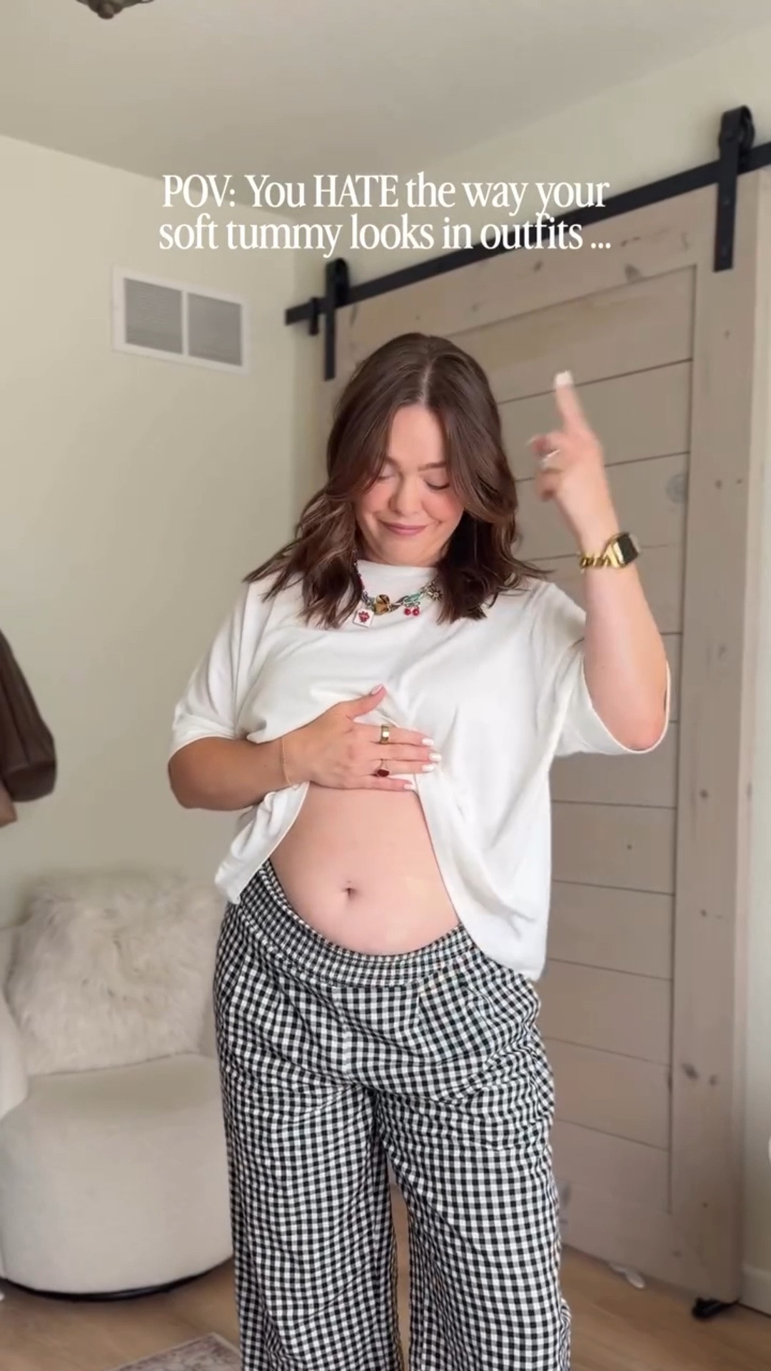 🛑STOP dressing for the trends unless it fits your body type! Dressing my soft tummy in a way that feels comfortable and confident is the way to go! I’m a 2x c-section mom who has a mom pooch - I share outfits that make you feel confident, but are also cute and comfy 🫶🏻

#softtummylooks #thicktummyapproved #momstyle #dressingformybody

#LTKootd #LTKMidsize #LTKmomlife