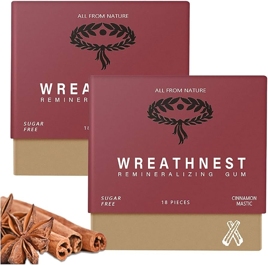 Organic Remineralizing Gum, Remineralizing Chewing Gum，Organic Mastic Mint Gum Sugar Free Keeps... | Amazon (US)