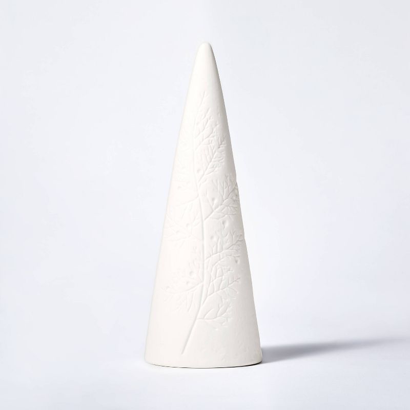 Stamped Ceramic Decorative Tree White - Threshold™ designed with Studio McGee | Target