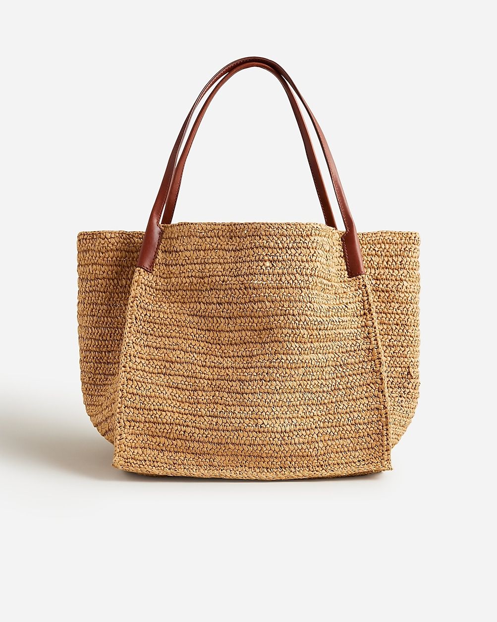 Large hand-knotted packable tote bag | J.Crew US