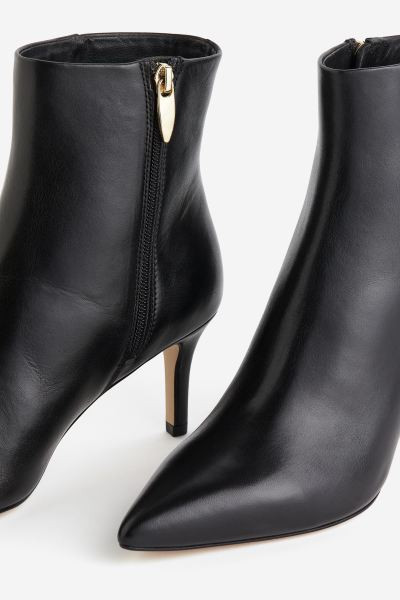 Pointed Leather Boots | H&M (US + CA)