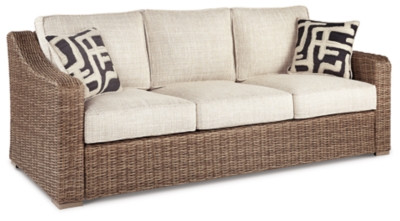 Beachcroft Outdoor Sofa with 2 Lounge Chairs | Ashley | Ashley