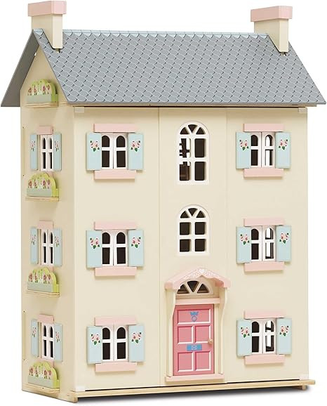 Le Toy Van - Gorgeous Cherry Tree Hall Large 4 Storey Wooden Doll House Play Set For Girls or Boy... | Amazon (US)