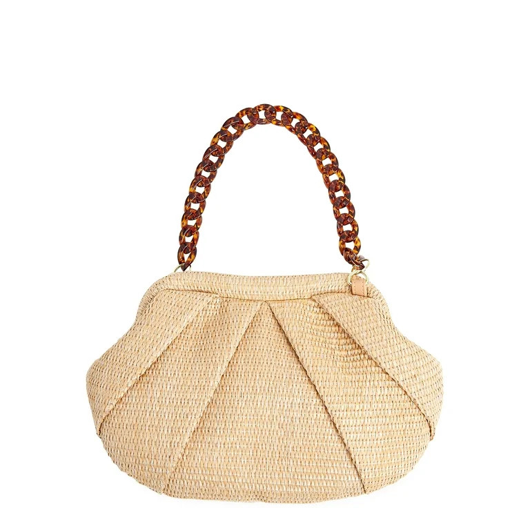 Twig & Arrow Women's Woven Braided Handle Handbag - Walmart.com | Walmart (US)