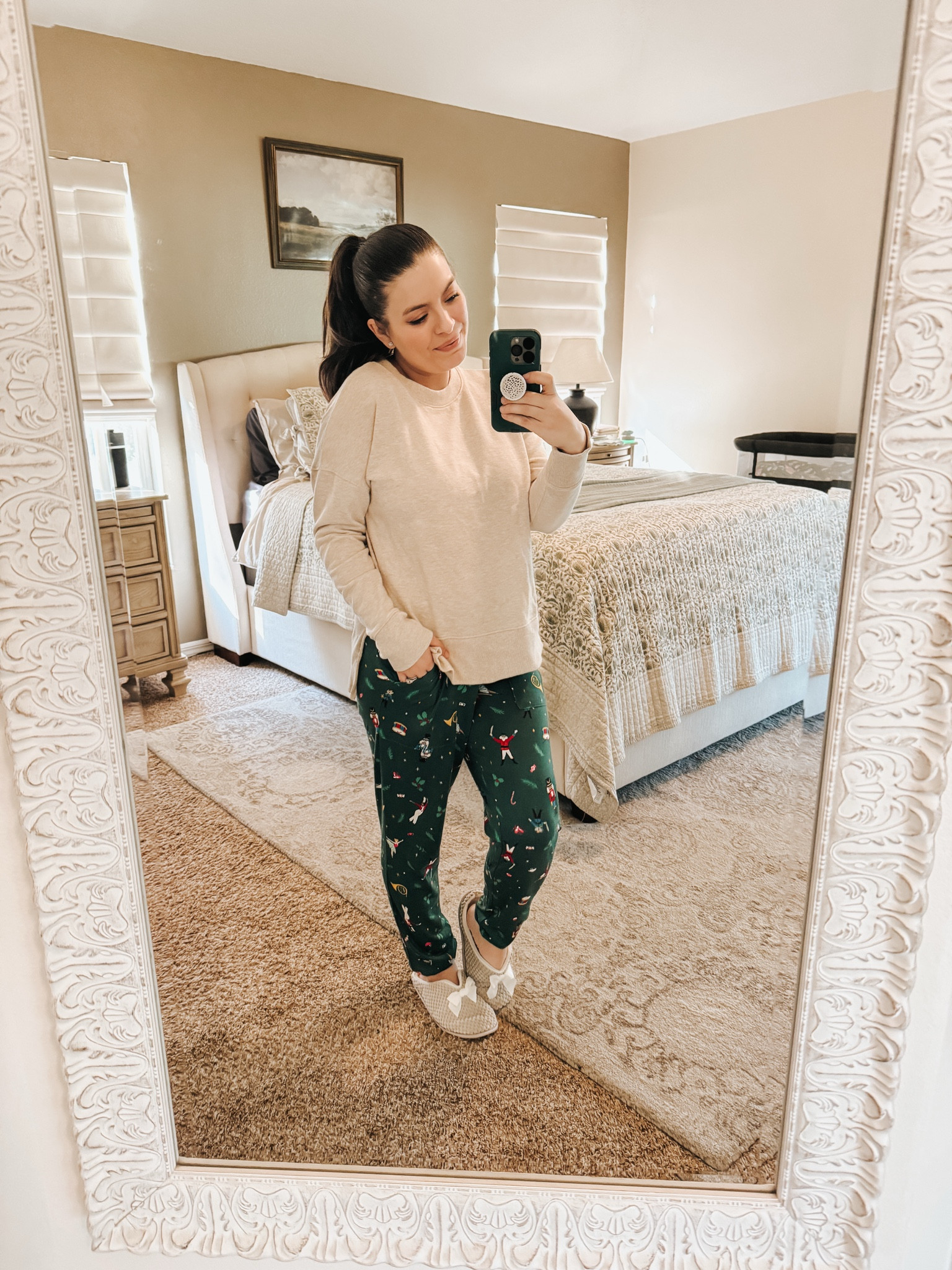 These Nutcracker themed pj joggers are the cutest!! Under $10 and true to size - I’m wearing a small (size 4-6) 🩰 

#LTKSaleAlert #LTKHoliday