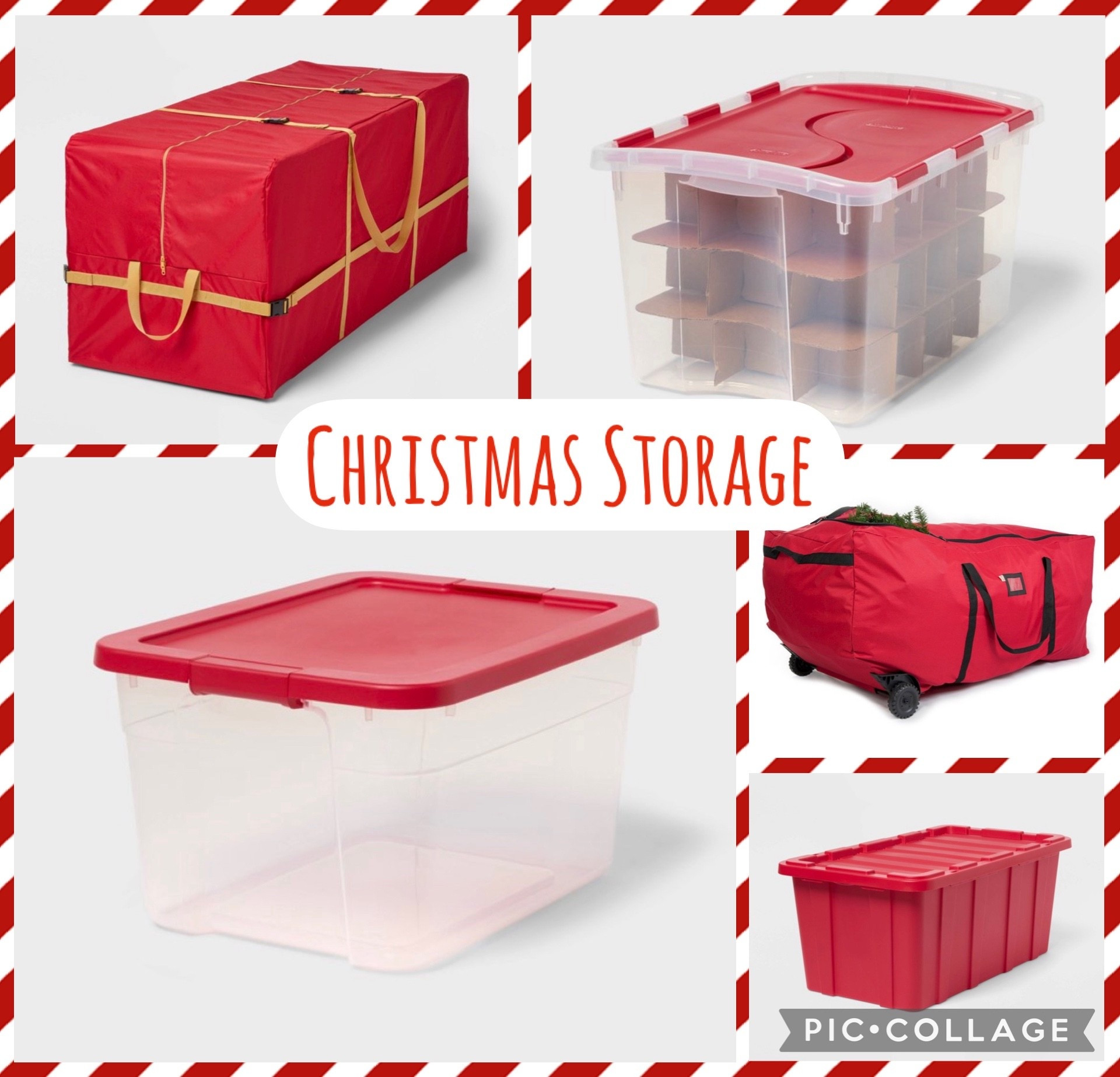 Christmas tree and decor storage 

#LTKSeasonal #LTKHoliday #LTKHome