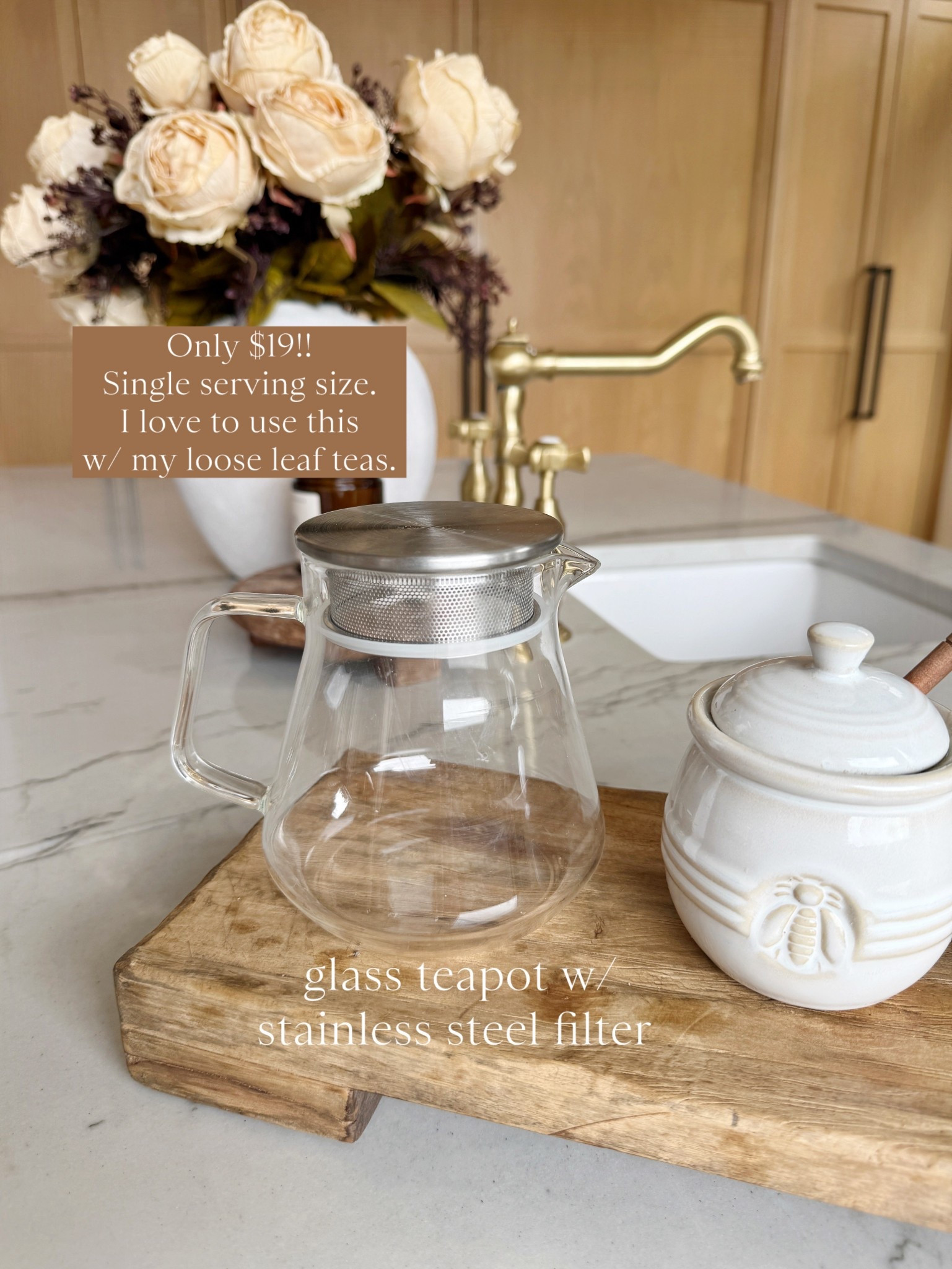 glass tea pot with stainless steel strainer top! Love to make my own 🫖🫖🫖 $19 from Amazon!

Home 
Kitchen

#LTKHome #LTKfoodie