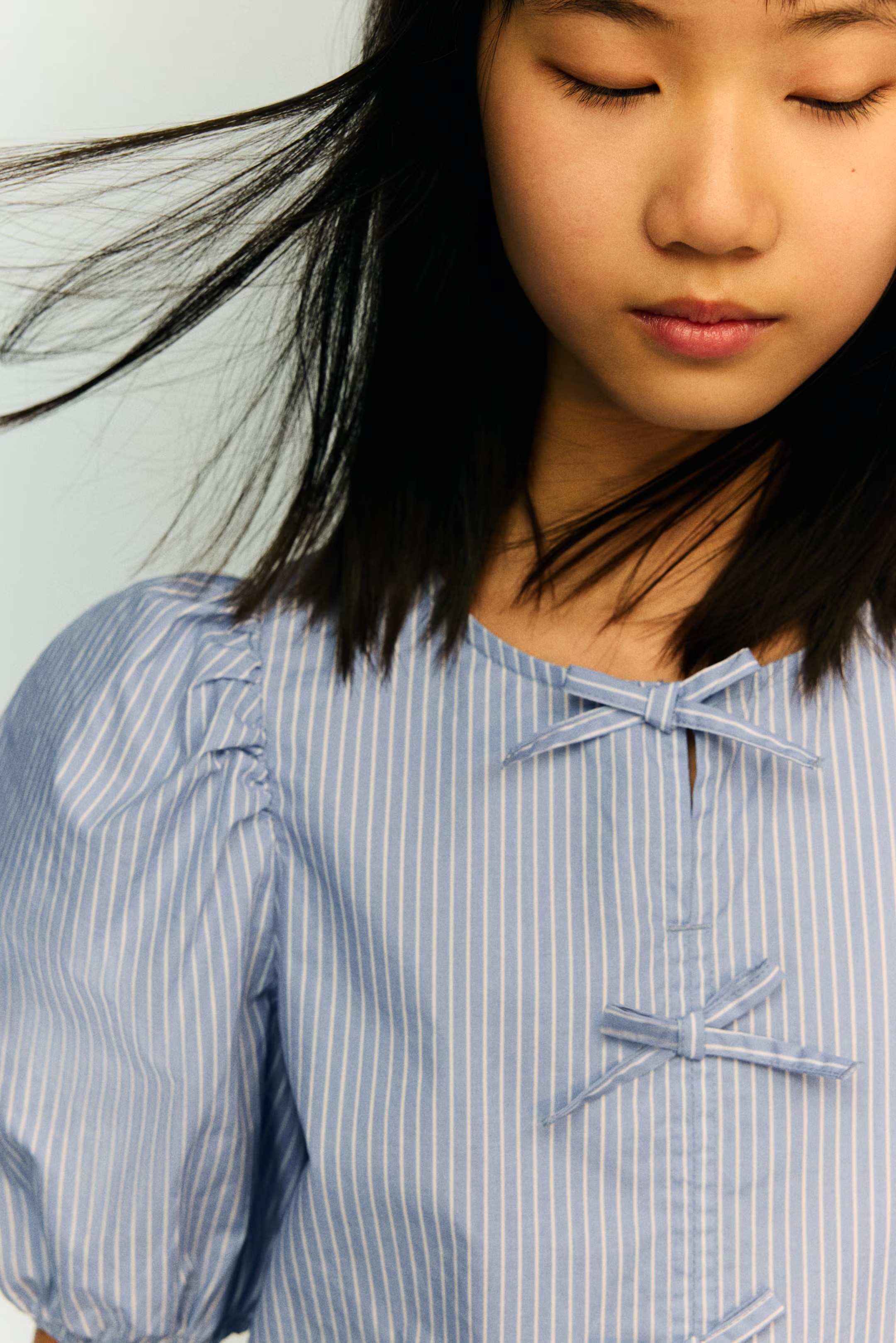 Puff-Sleeved Cotton Dress | H&M (US + CA)