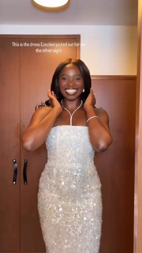 My son picked this stunning dress for me… and honestly, he understood the assignment ✨👗💖 Wore this to an event and felt so confident the whole night 🥰🌟💃
 

 #LTKgrwm #LTKootd #LTKSeasonal