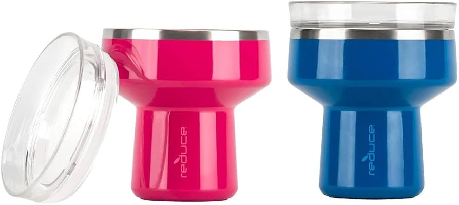 REDUCE 12 oz. Vacuum Insulated Stainless Steel Saltini Tumbler, 2 Pack (Orchid & Surf) | Amazon (US)