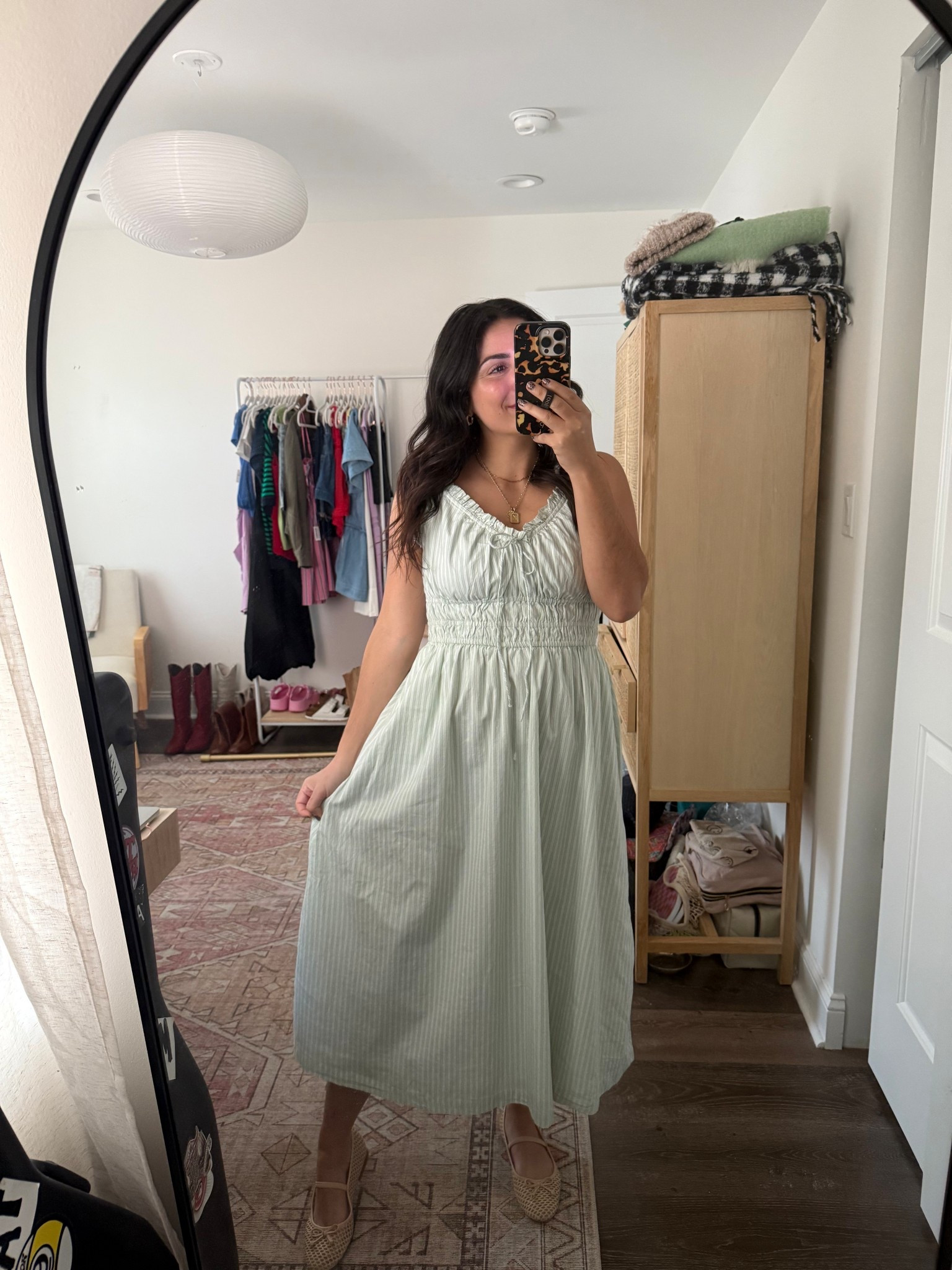 old navy waist defined ruffled midi dress Waist-Defined Ruffled Midi Dress