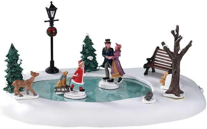 Lemax Victorian Skaters, Battery Operated (4.5V) #94527 | Amazon (US)