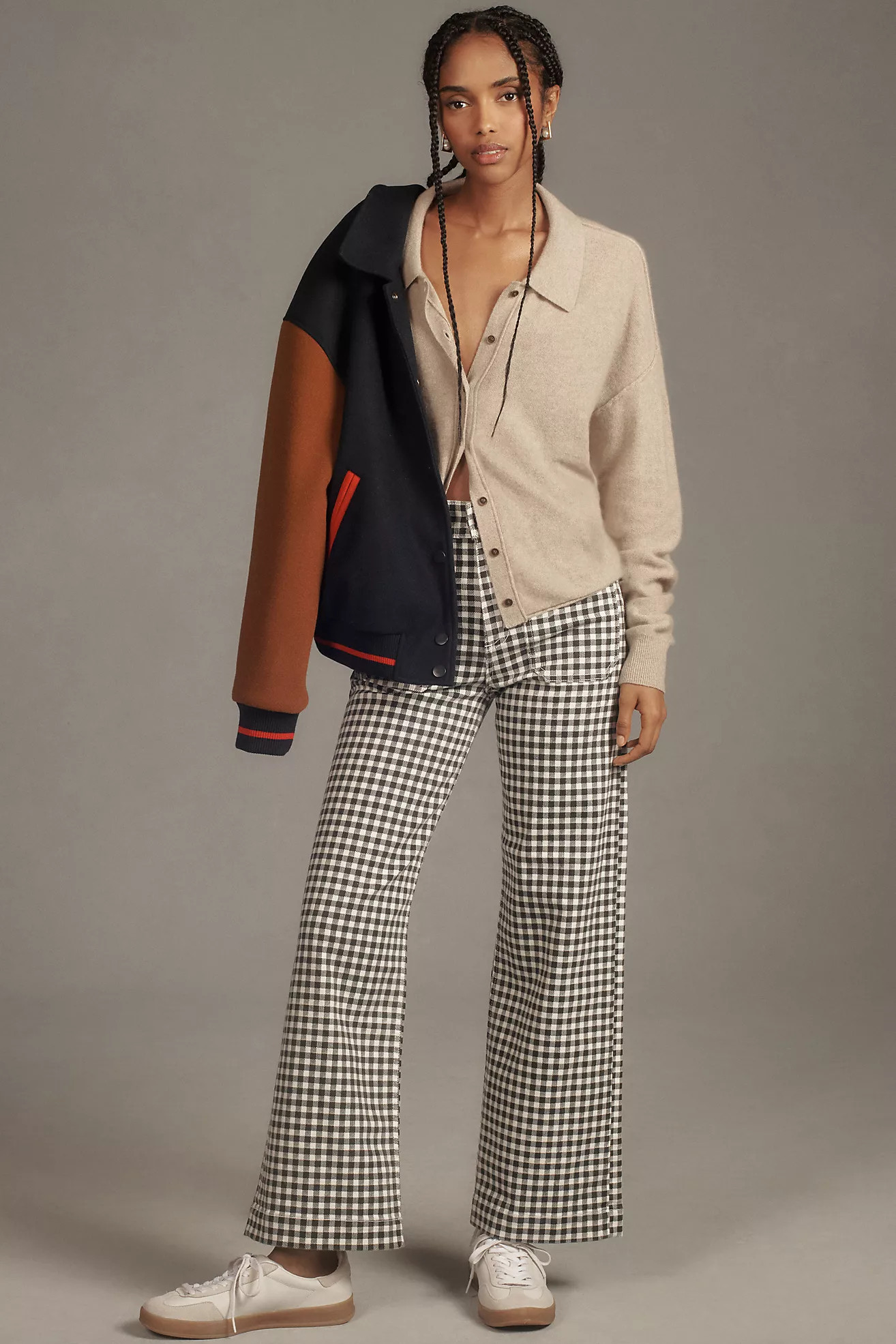 ASKK NY Sailor High-Rise Wide-Leg Crop Jeans | Anthropologie (US)