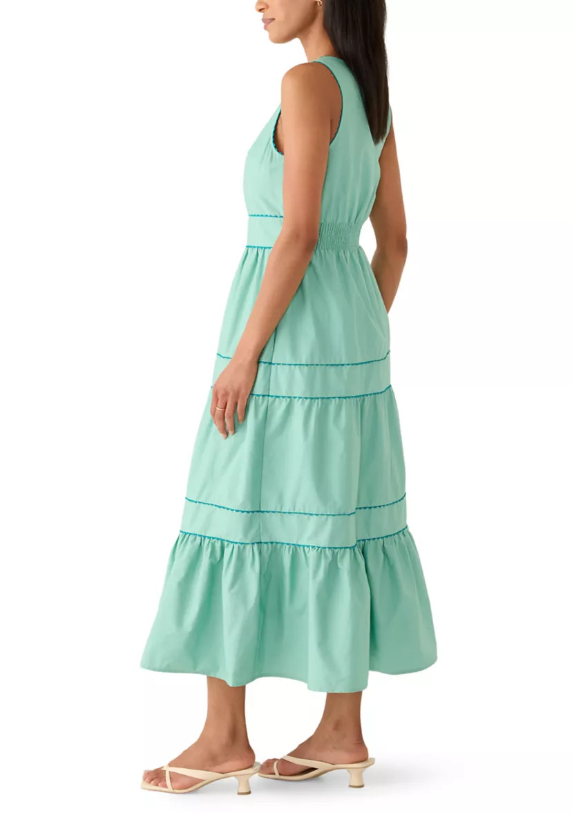 Women's Sleeveless Tiered Midi Dress | Belk