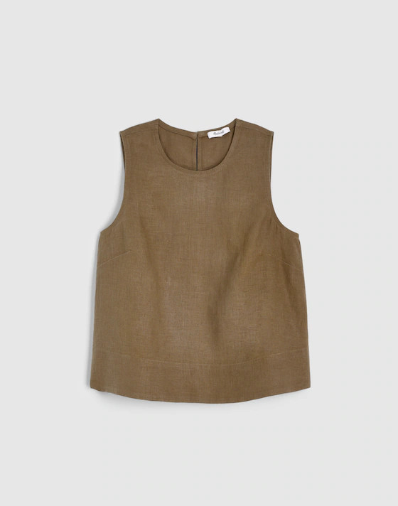 Shell Top in 100% Linen | Madewell