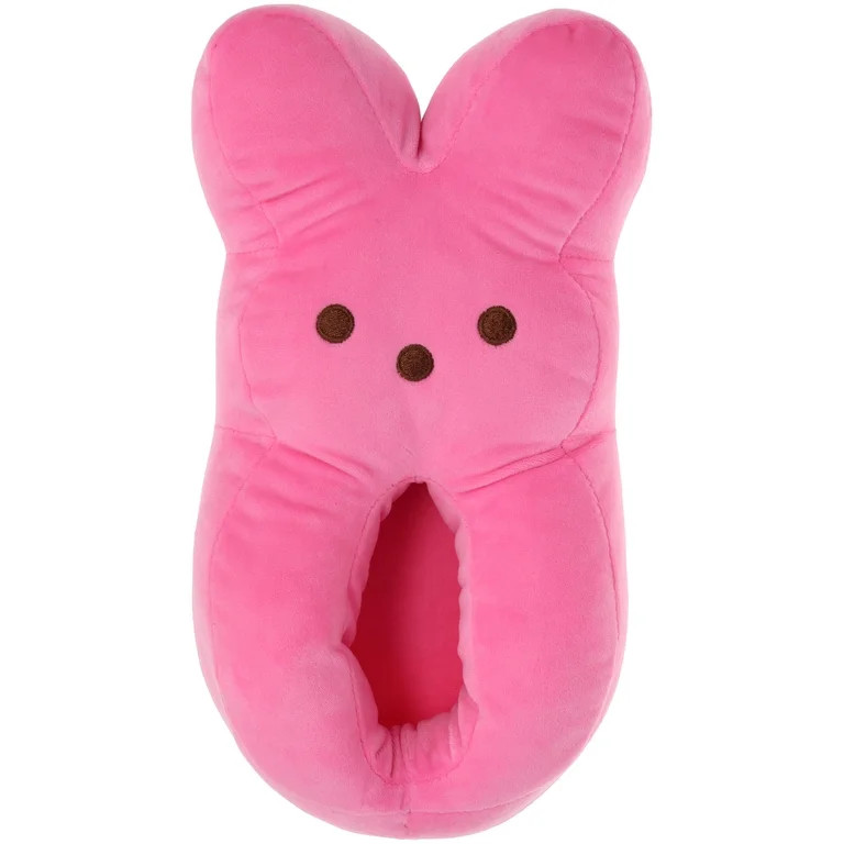 Peeps Girls Bunny Fleece Easter Slippers | Walmart (US)