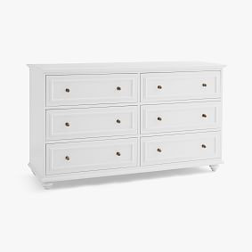 Chelsea 6-Drawer Wide Dresser (58.5w x 19d") | Pottery Barn Teen