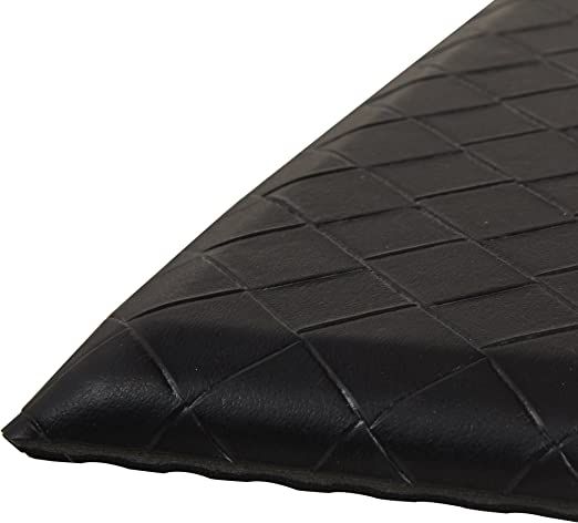 AmazonBasics Premium Anti-Fatigue Standing Comfort Mat for Home and Office, 20 x 36 Inch, Black | Amazon (US)