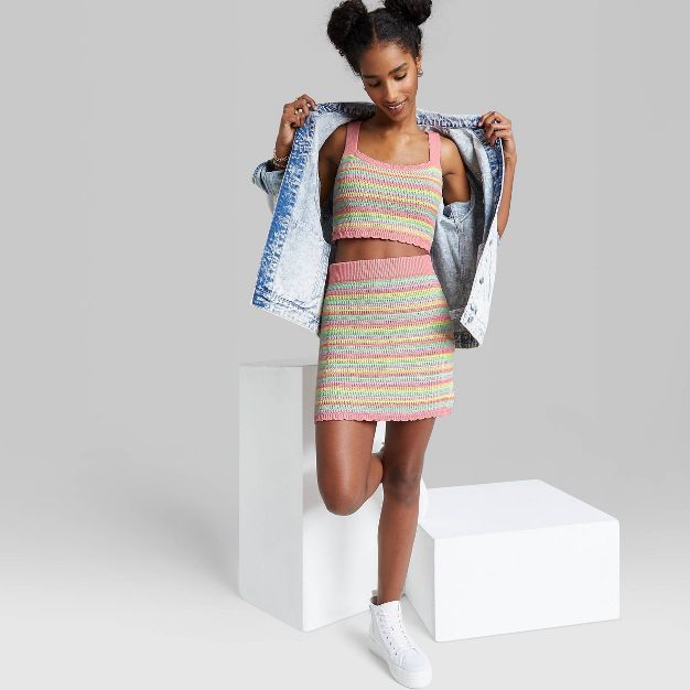 Women's Bodycon Sweater Knit Mini Skirt - Wild Fable™ | Target