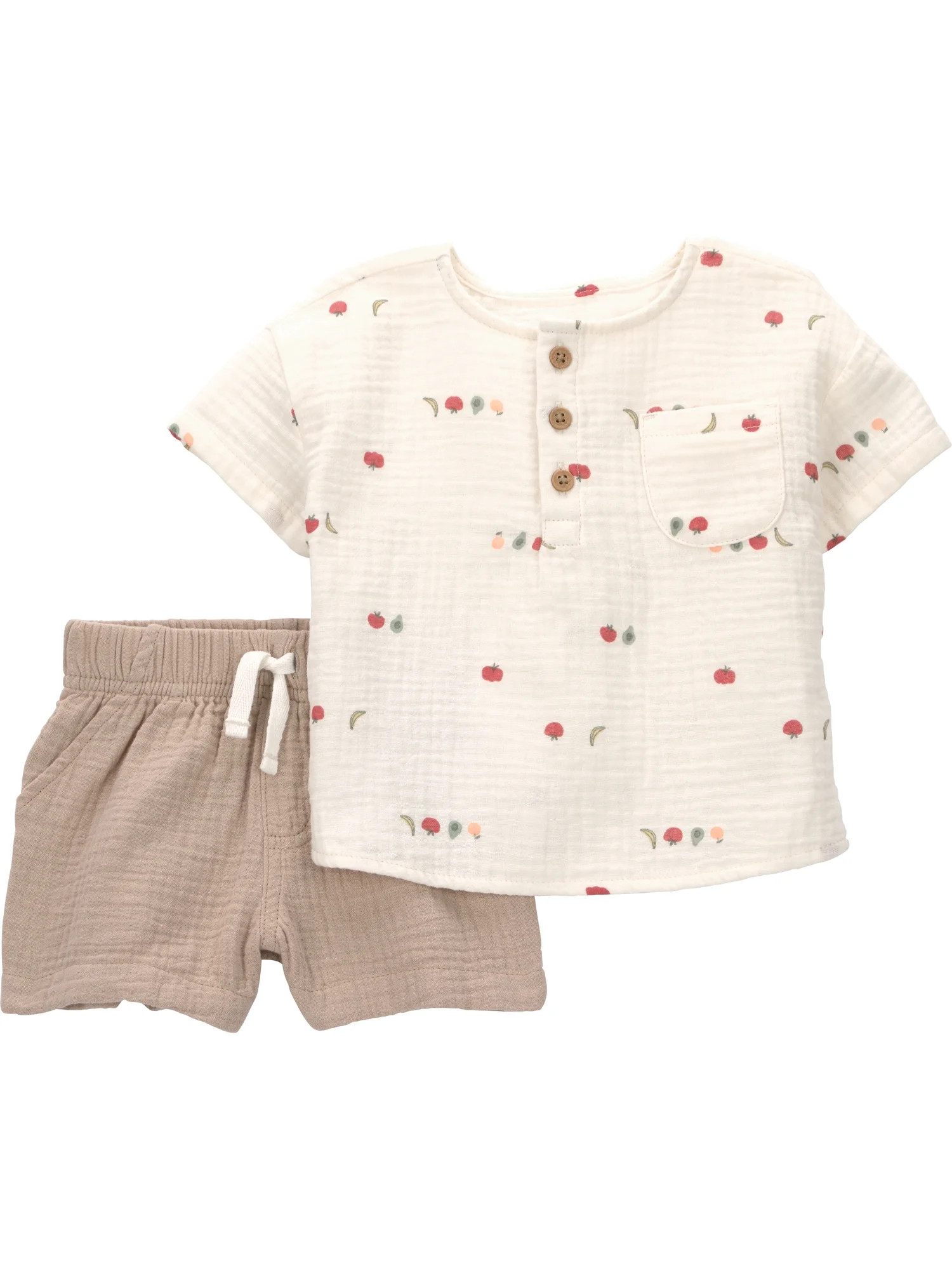 Carter's Child of Mine Baby Boy Outfit Set, 2-Piece, Sizes 0/3-24 Months | Walmart (US)