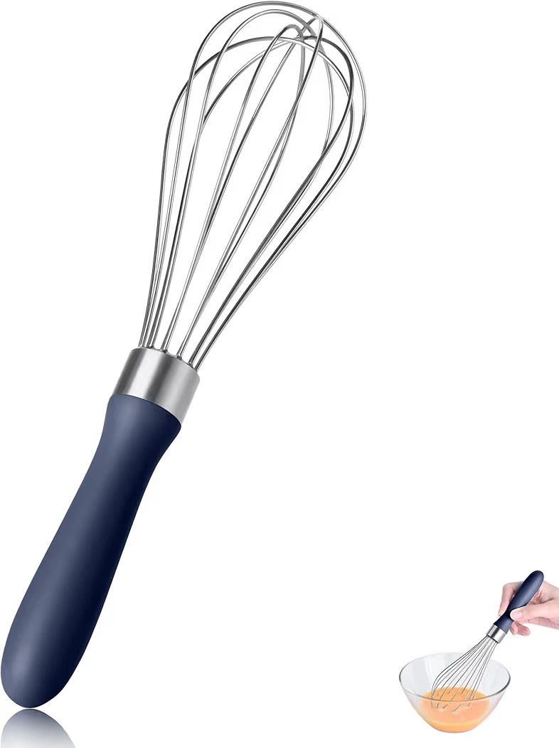 8.7inch Kitchen Wire Whisk, 18/10 Stainless Steel Metal Balloon Wisk Heavy Duty Egg Beater whiske... | Amazon (US)