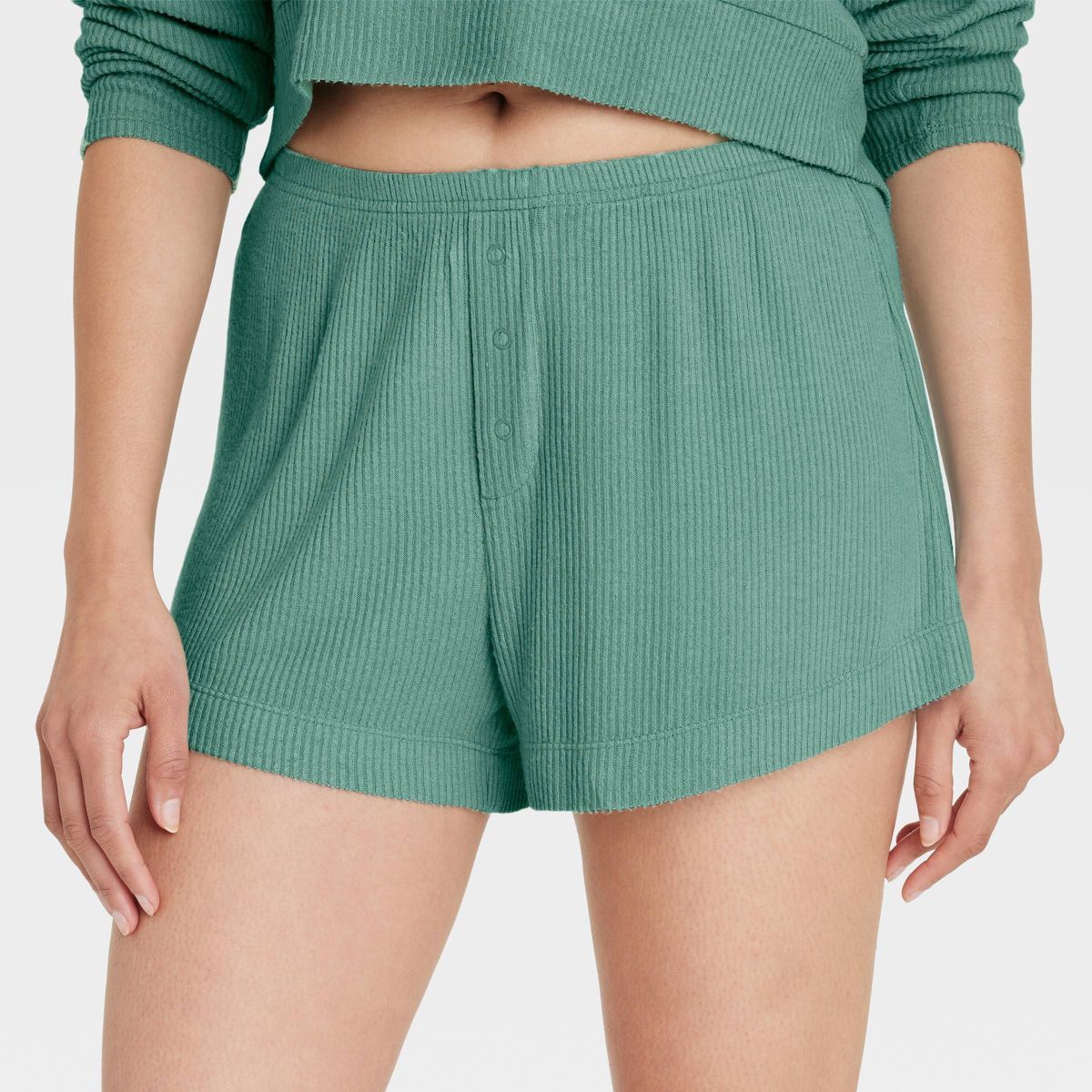 Women's Cozy Ribbed Shorts - Auden™ | Target