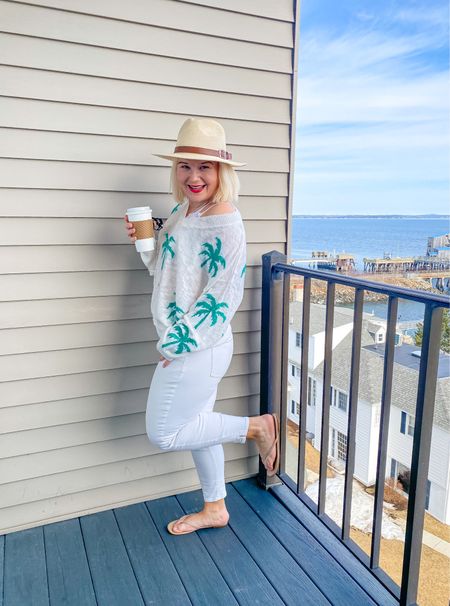 This sweater from Pink Lily is back in stock and one of my favs from last year. It gives me all the summery vibes with the fun palm tree print.

#LTKFind #LTKSeasonal #LTKstyletip